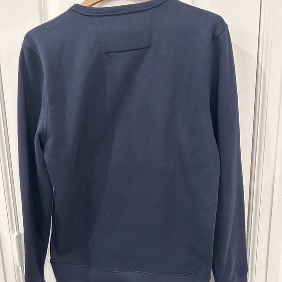 Banana Republic Preppy Brand Logo Sweater-Ivy League-Navy- Size Medium - Picture 3 of 6